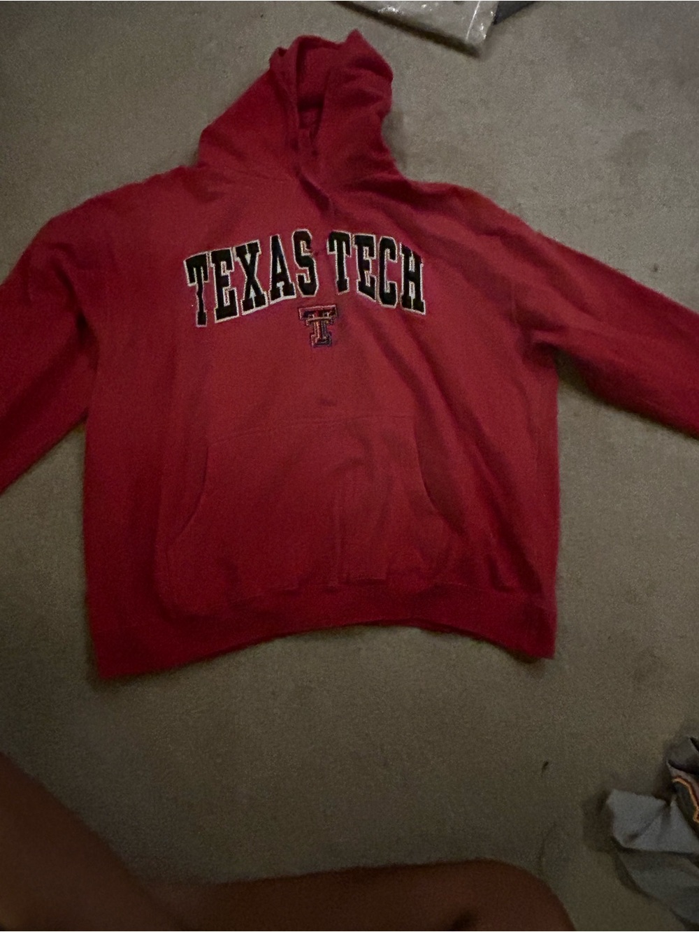 Texas Tech Red Pullover Hoodie